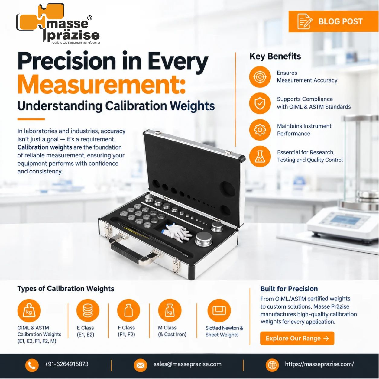 Precision in Every Measurement: Understanding Calibration Weights